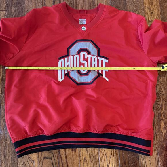 VTG Ohio State Buckeyes Varsity Authentic Apparel XXL NCAA Pullover Jacket Shirt - Picture 7 of 9